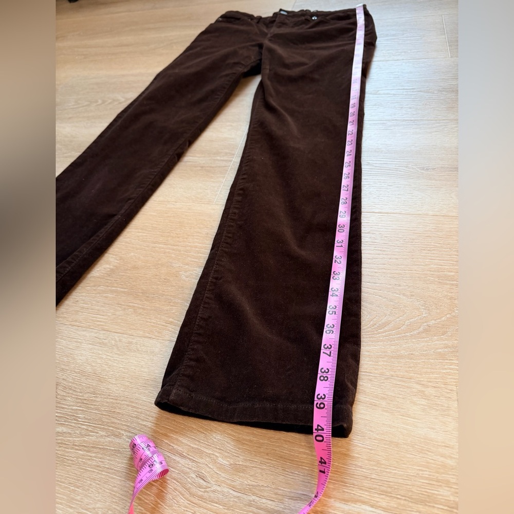 LAUREN Ralph Lauren Corduroy Straight-Leg Pants Women’s Size 6 Brown Classic LRL - Picture 3 of 8
